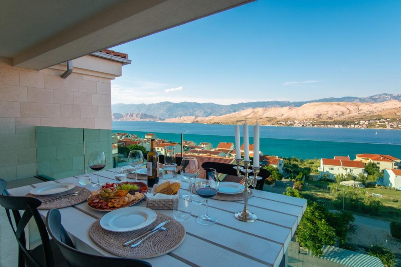 Apartvilla Pag Pag Town Eksteriør bilde