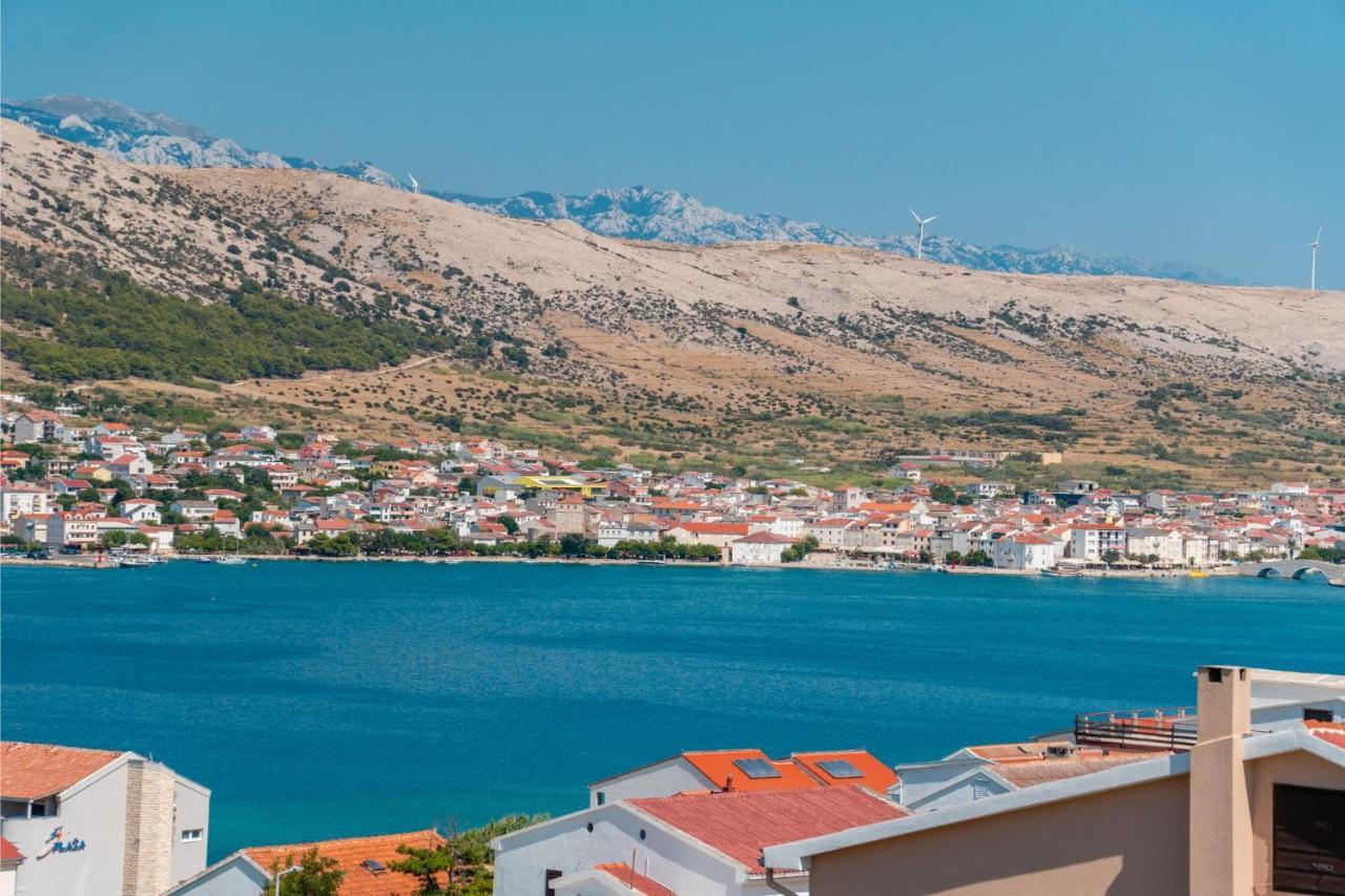 Apartvilla Pag Pag Town Eksteriør bilde